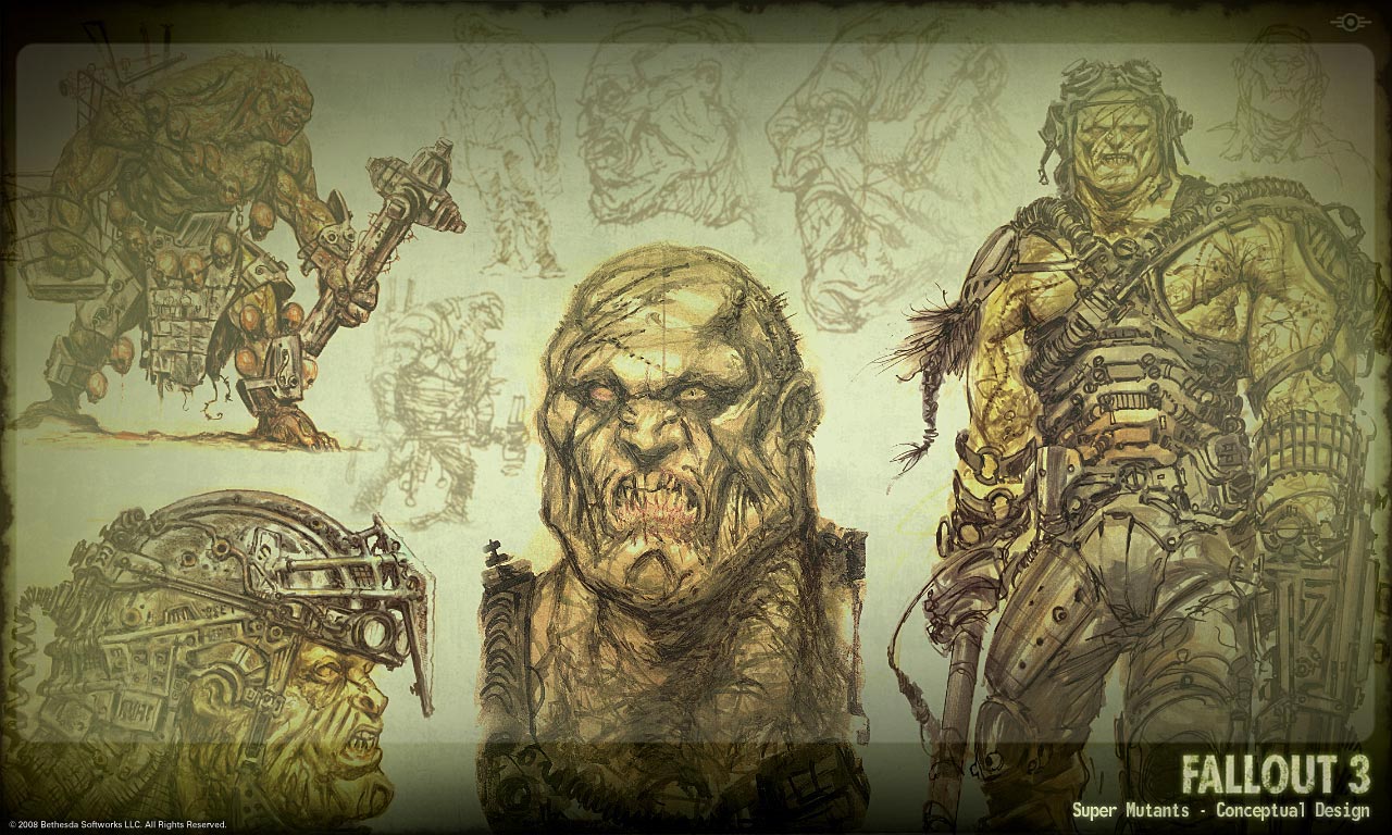 Super Mutants concept art