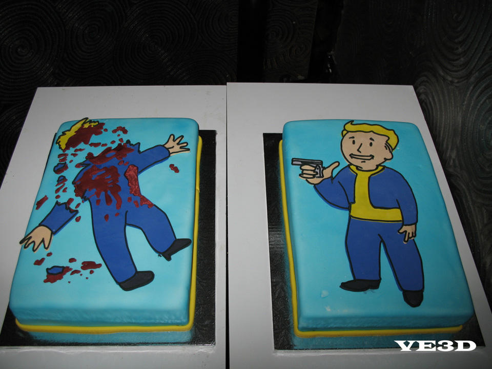 Vault Boy Cake